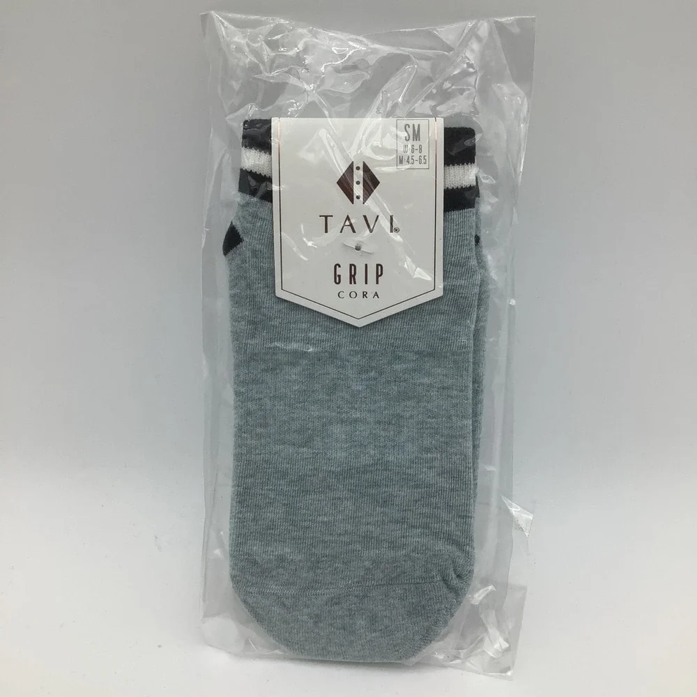 Tavi Cora Grip Socks Mirage Heather‎ Yoga Pilates Barre Size S New
